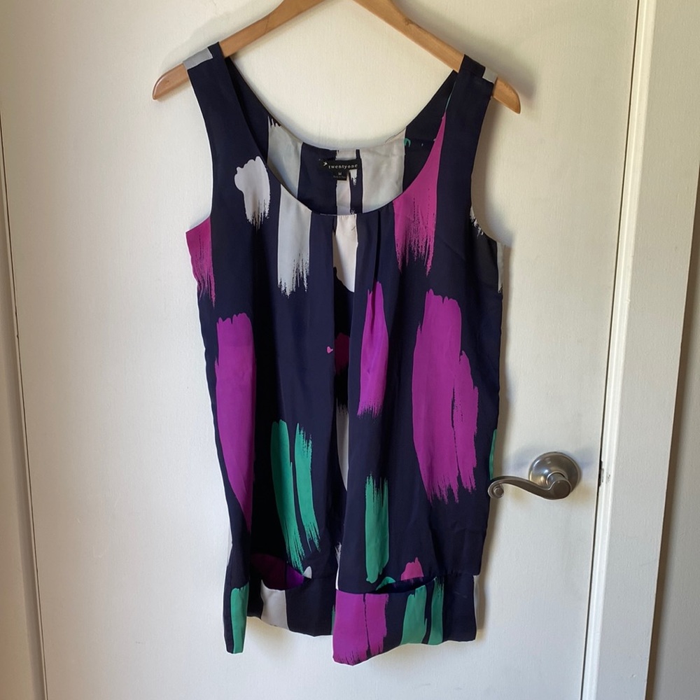 Sleeveless mini dress